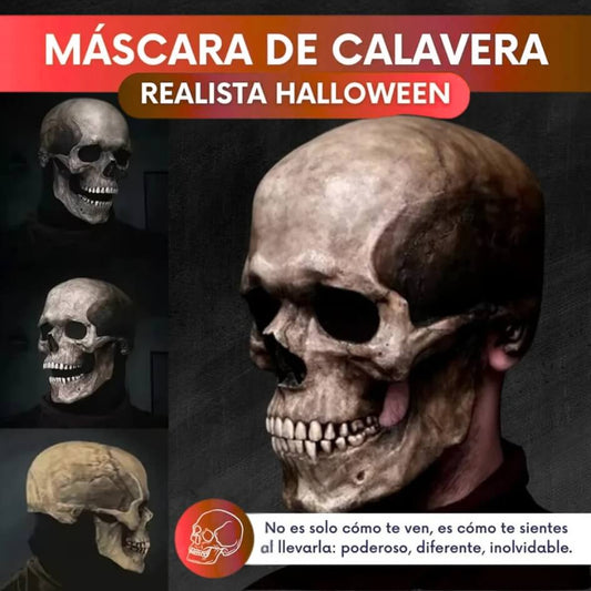 Mascara Calavera ultra realista Halloween