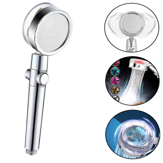 Cabezal de ducha turboalimentado 360