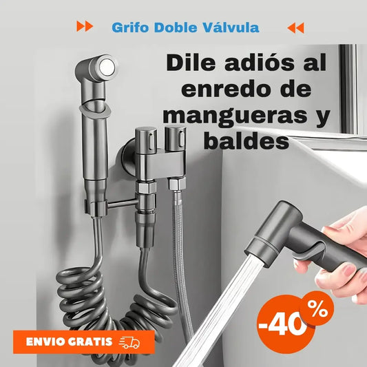 Kit grifo dual + Funcionalidad y estilo en un solo producto.