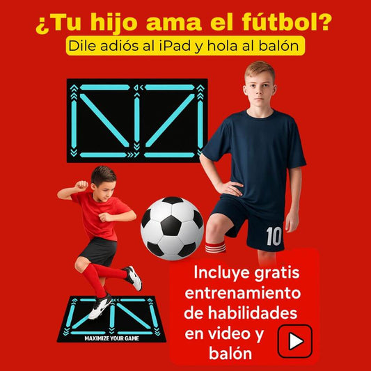 Tapete futbolero, regálale a tu hijo técnica, disciplina y diversión