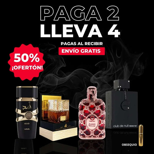 Perfumes Árabe de Alto Nivel x4 + Obsequio 💥