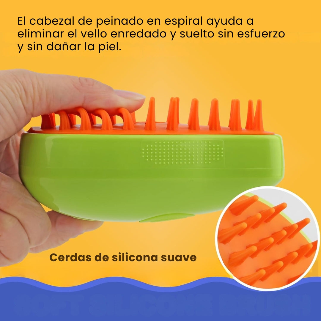 Combo Antipelos 2 en 1: Cepillo de Vapor + Removedor Reutilizable para Mascotas