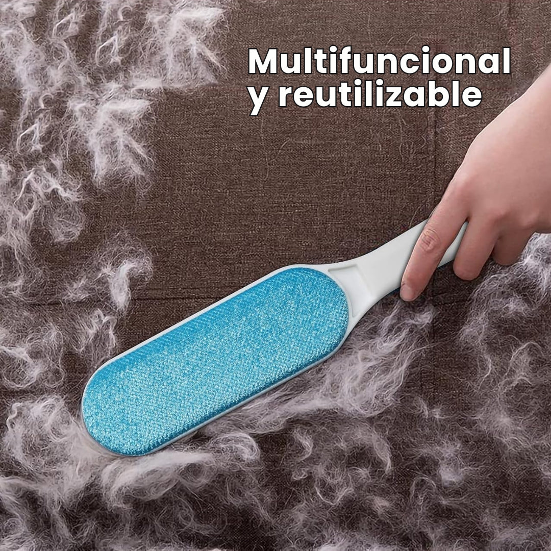 Combo Antipelos 2 en 1: Cepillo de Vapor + Removedor Reutilizable para Mascotas