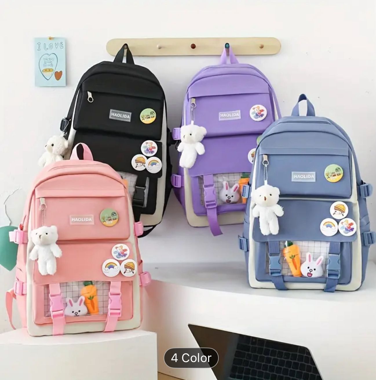 Combo Escolar Completo con Morral y Accesorios Incluidos