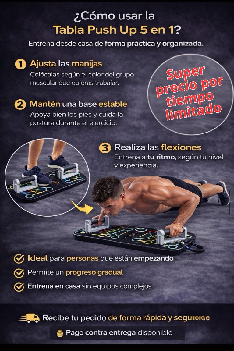 SUPER COMBO TABLA PUSH +  ELASTICOS