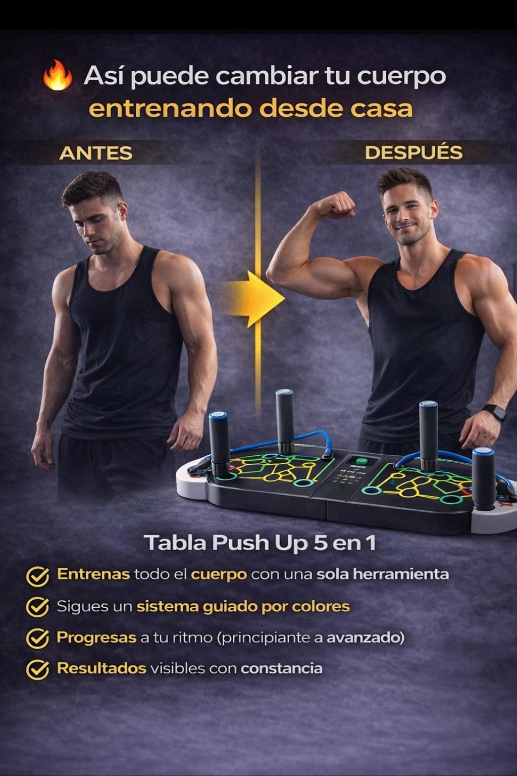 SUPER COMBO TABLA PUSH +  ELASTICOS