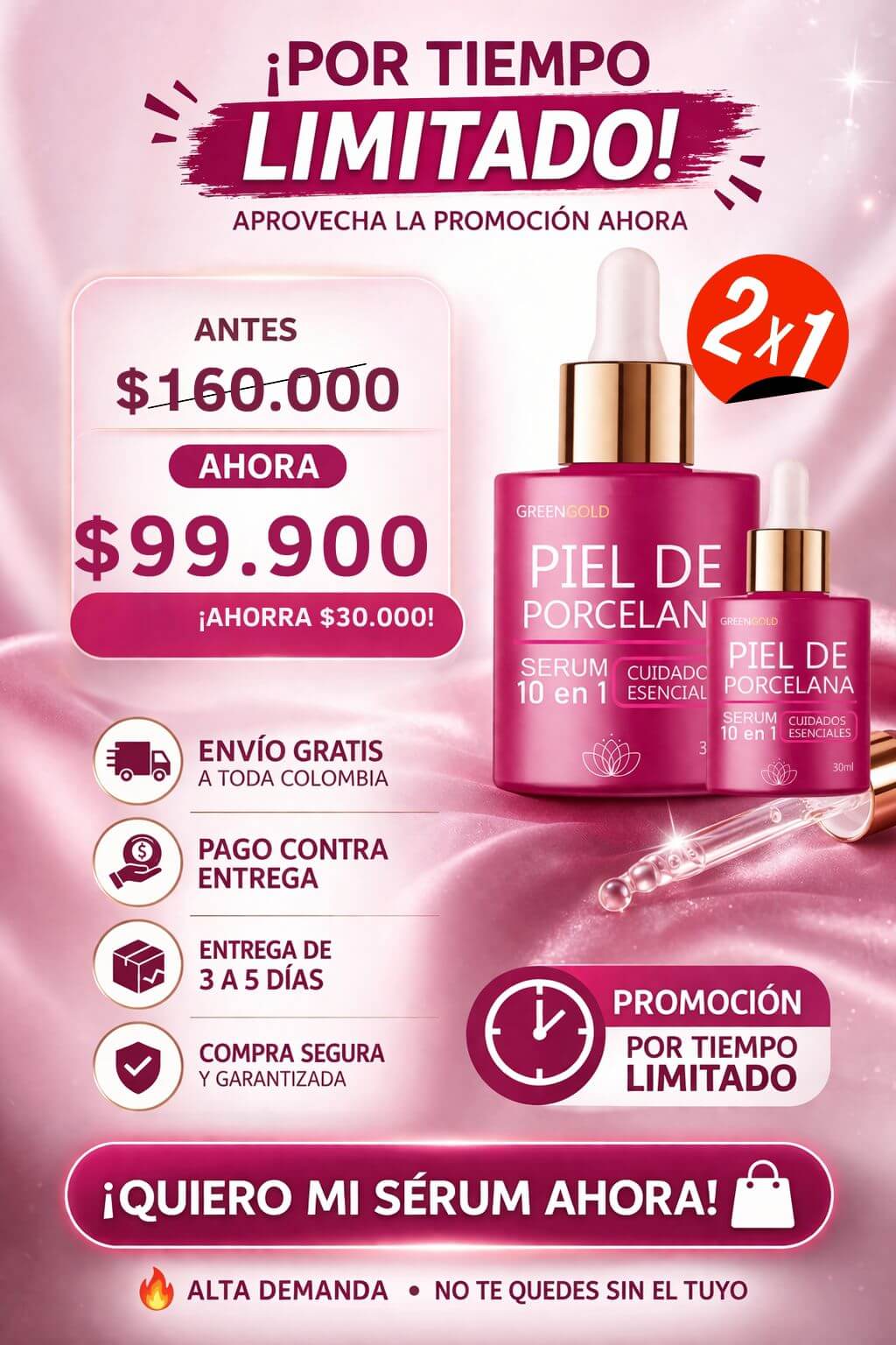 SÉRUM PIEL DE PORCELANA 10 EN 1