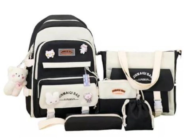 Combo Escolar Completo con Morral y Accesorios Incluidos