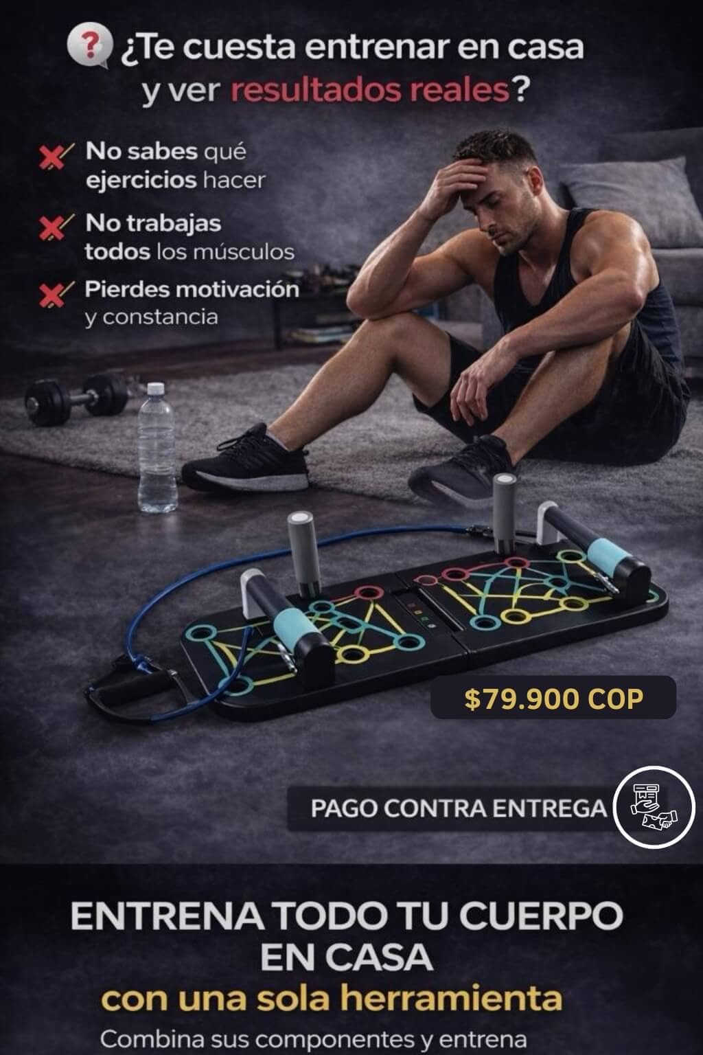 SUPER COMBO TABLA PUSH +  ELASTICOS