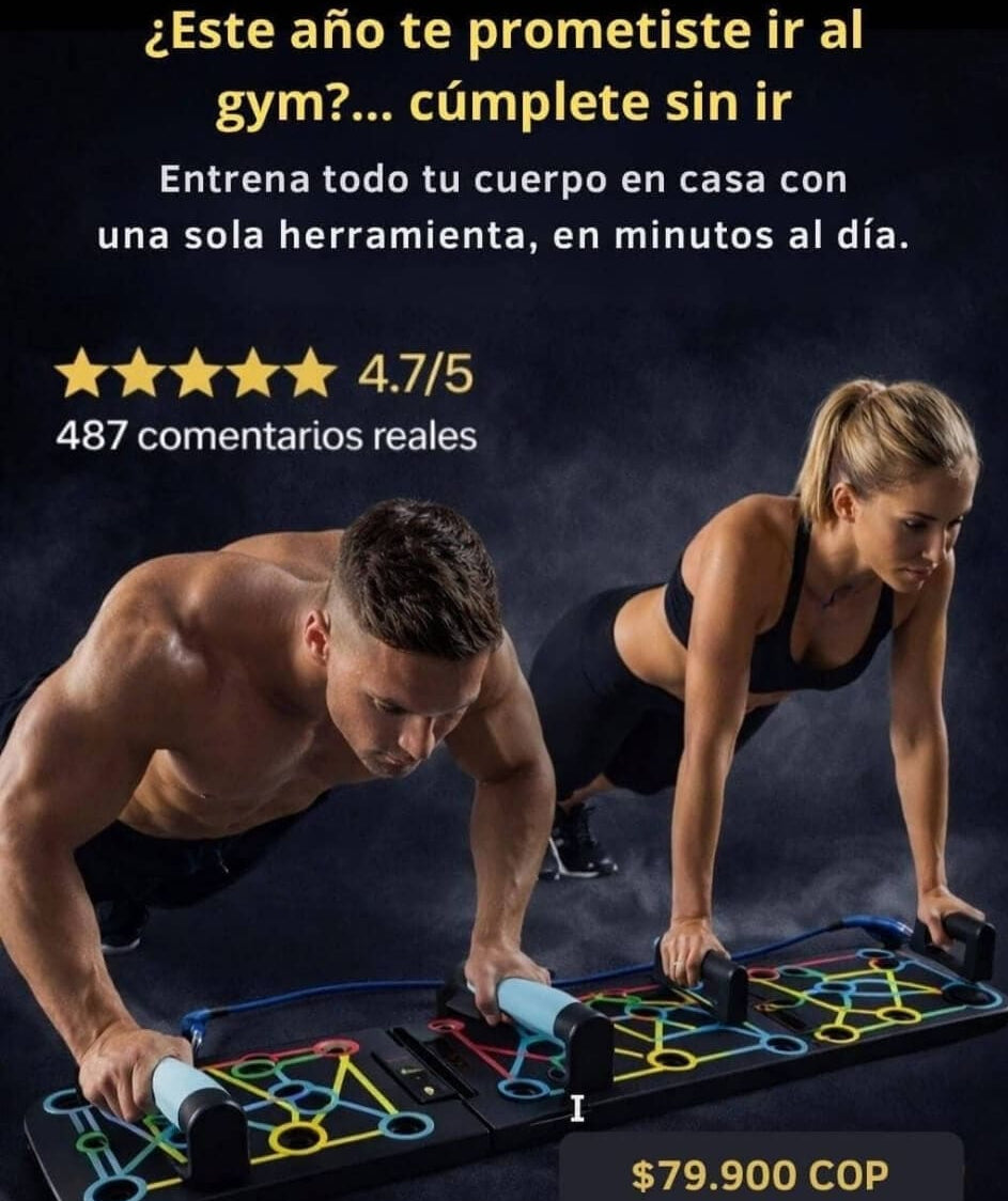 SUPER COMBO TABLA PUSH +  ELASTICOS